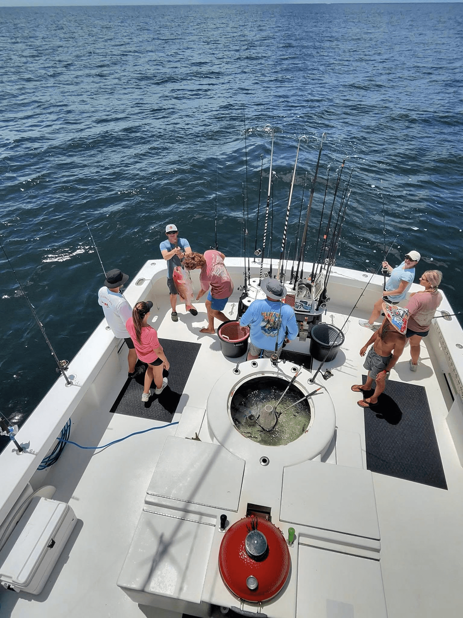 Near Shore Trolling with Annie Girl Charters in Orange Beach