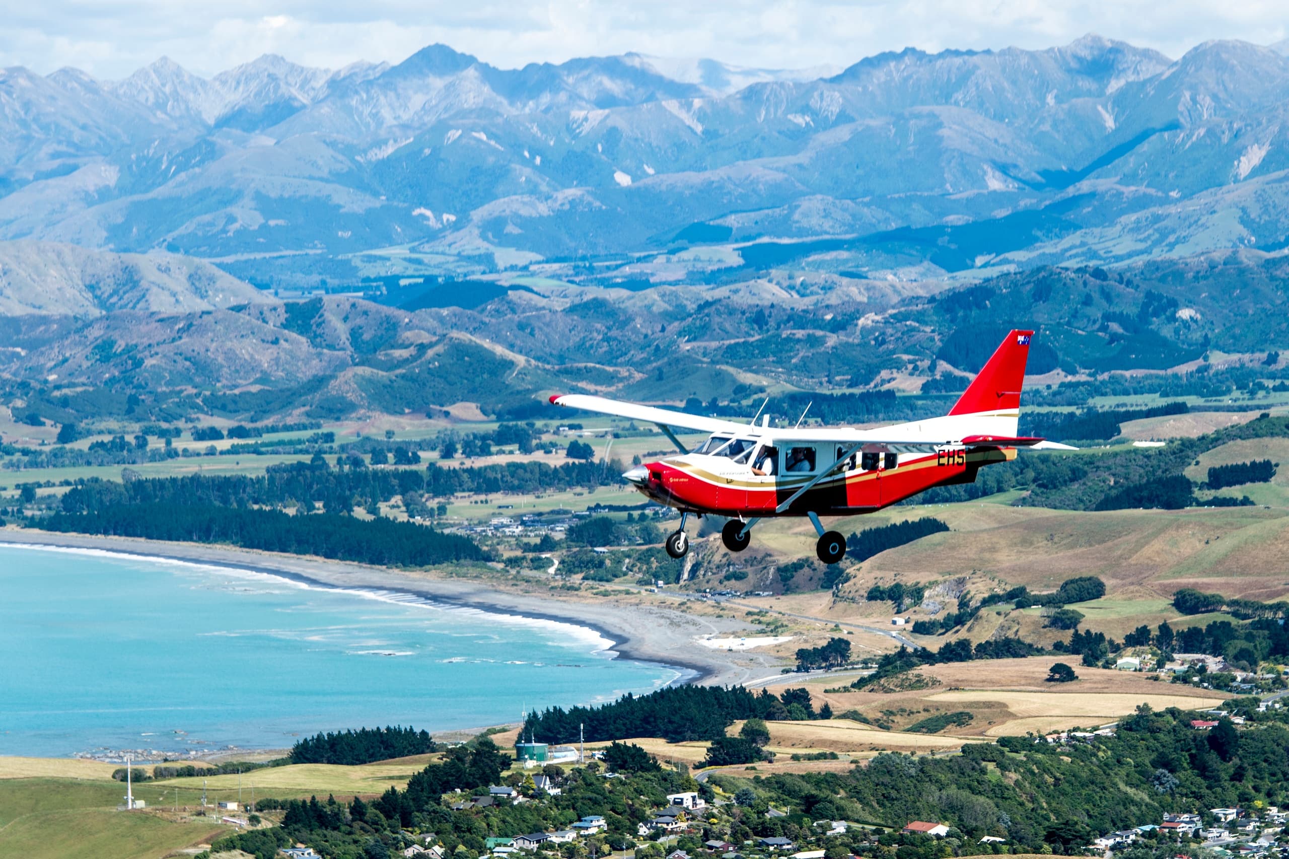 Seaward Ranges Flight Adventure with Air Kaikoura Aero Club