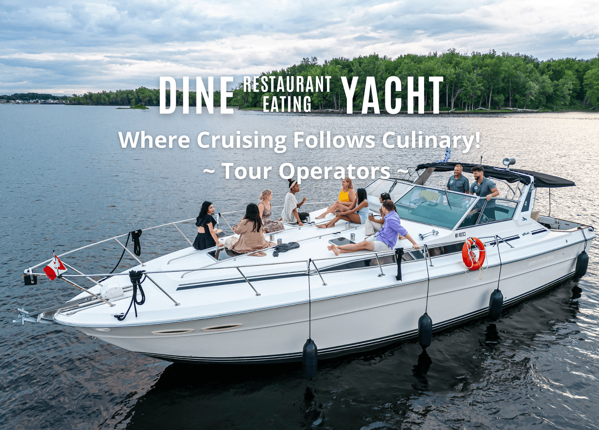 Dine & Yacht: Gourmet Boat Tour in Gatineau, Québec