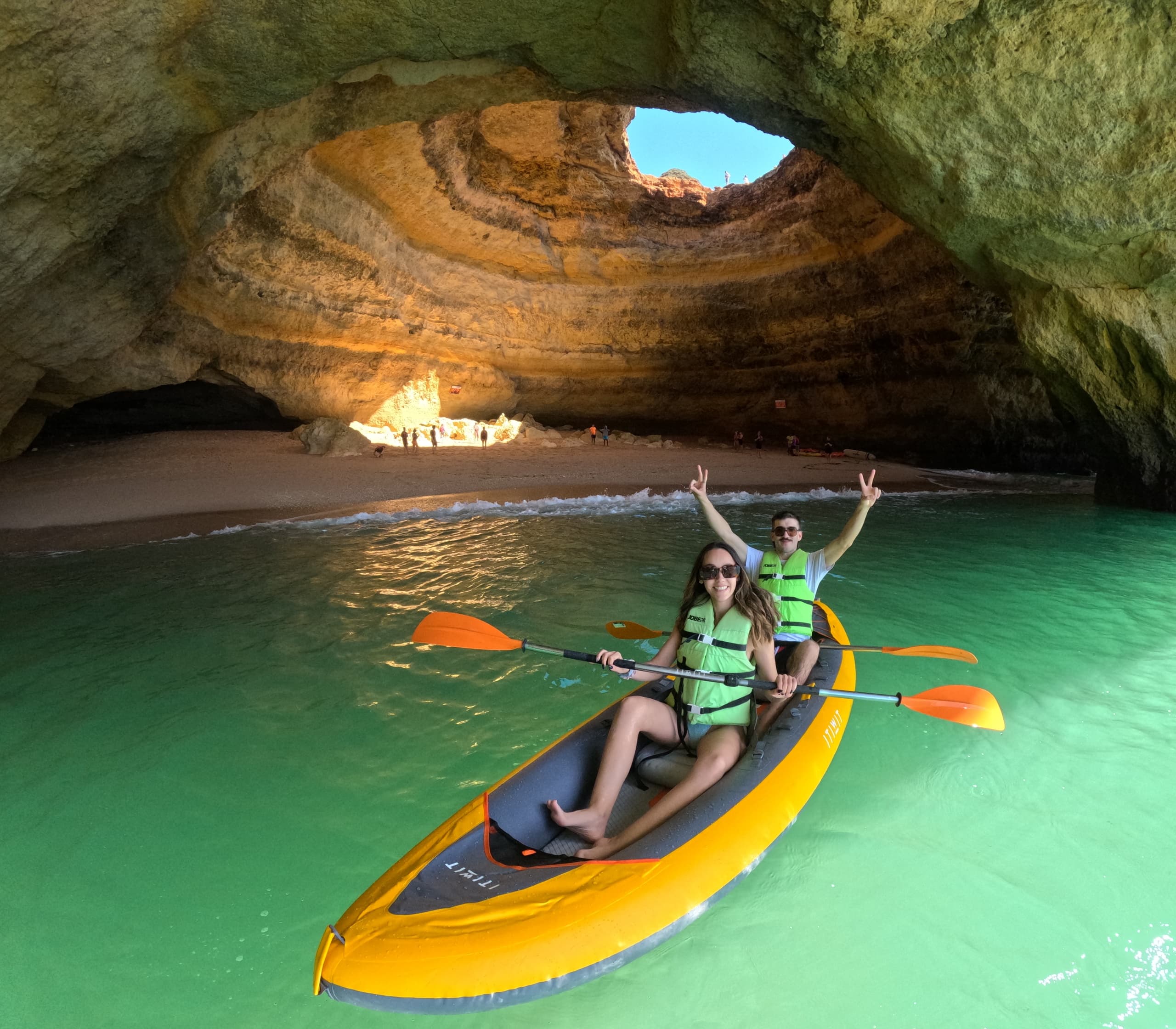 Benagil Cave Kayak Adventure with BrotheRootz in Algarve
