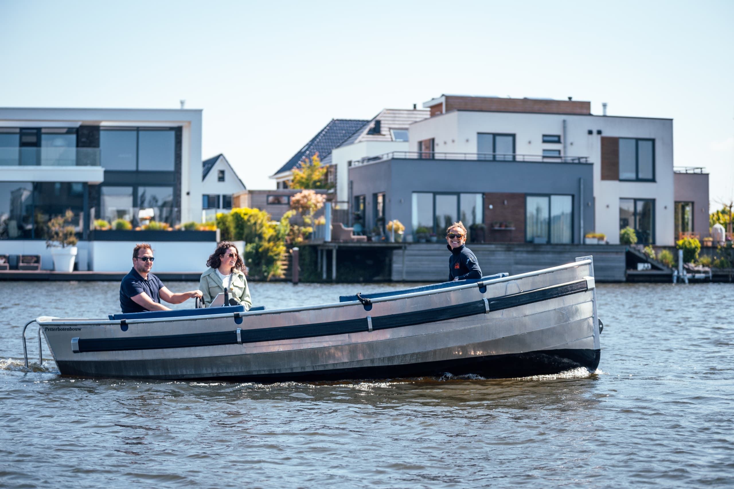 Explore Almere’s Waterways Aboard an 8-Person Electric Motor Sloop