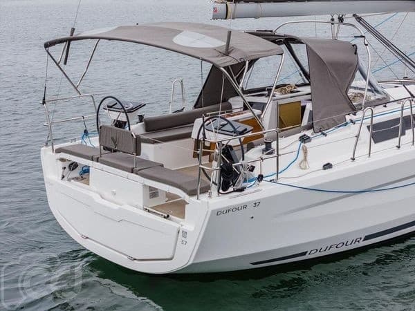 Sail San Diego Bay on a Dufour 37: Harbor Island Bareboat Rental photo 2
