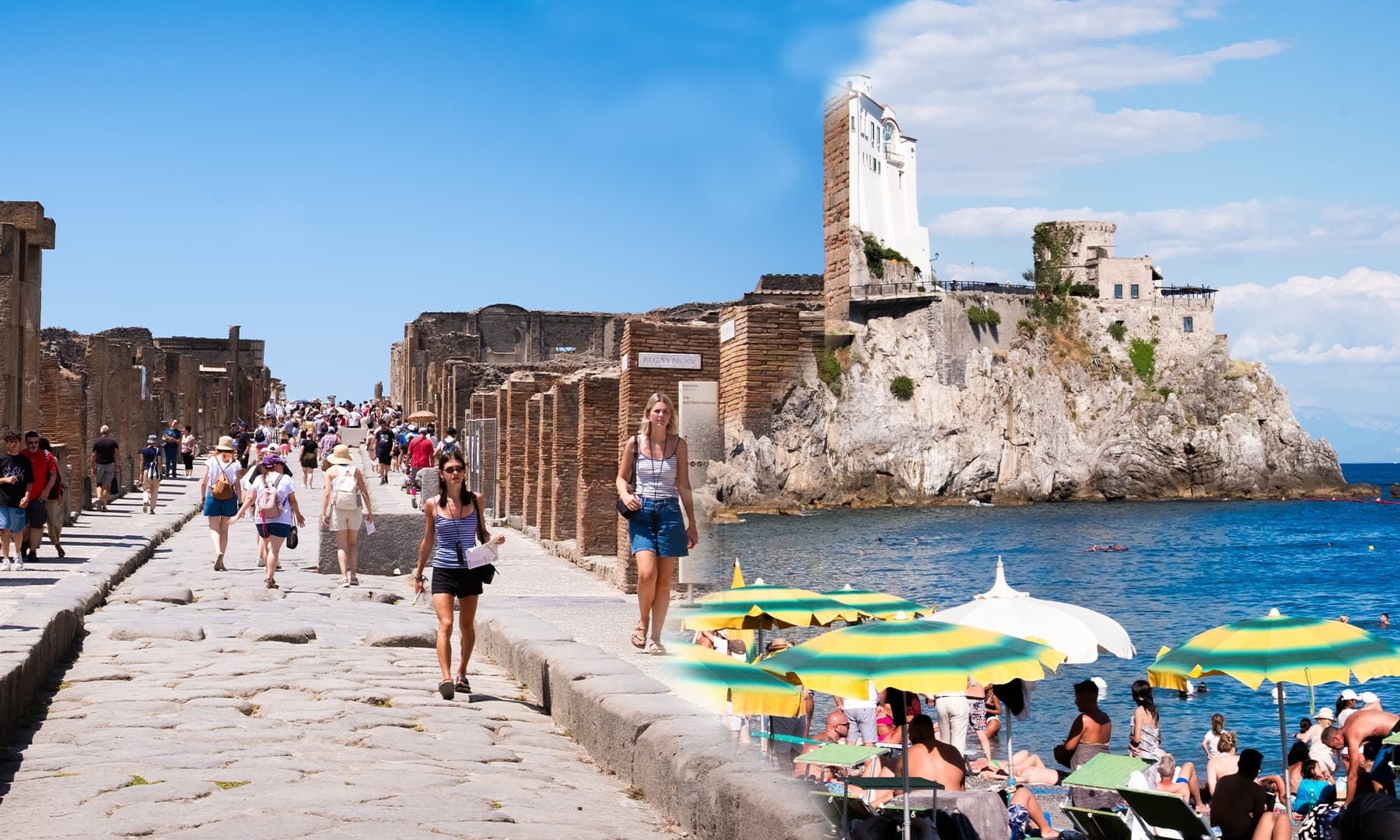 Explore Pompeii and Amalfi Coast: A Relaxing Day Trip from Rome to Ancient Ruins and Seaside Beauty
