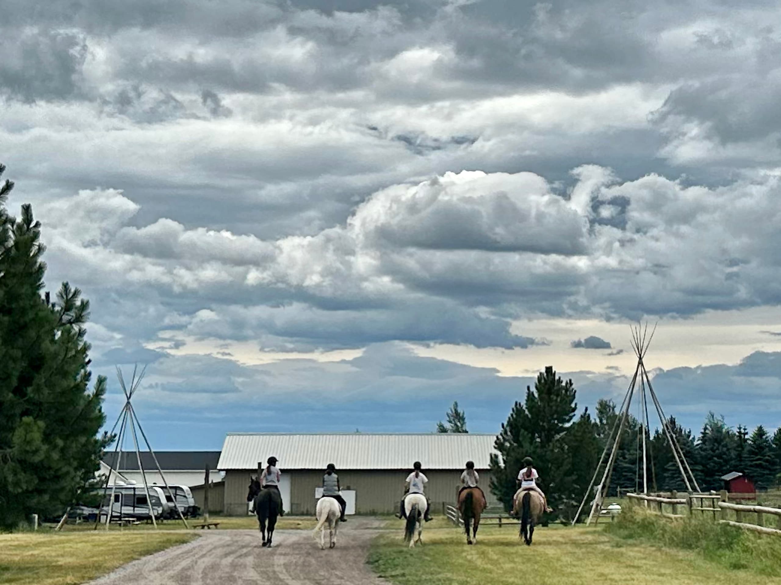 Mini Riding Lesson at Firefly Horse Co., Montana