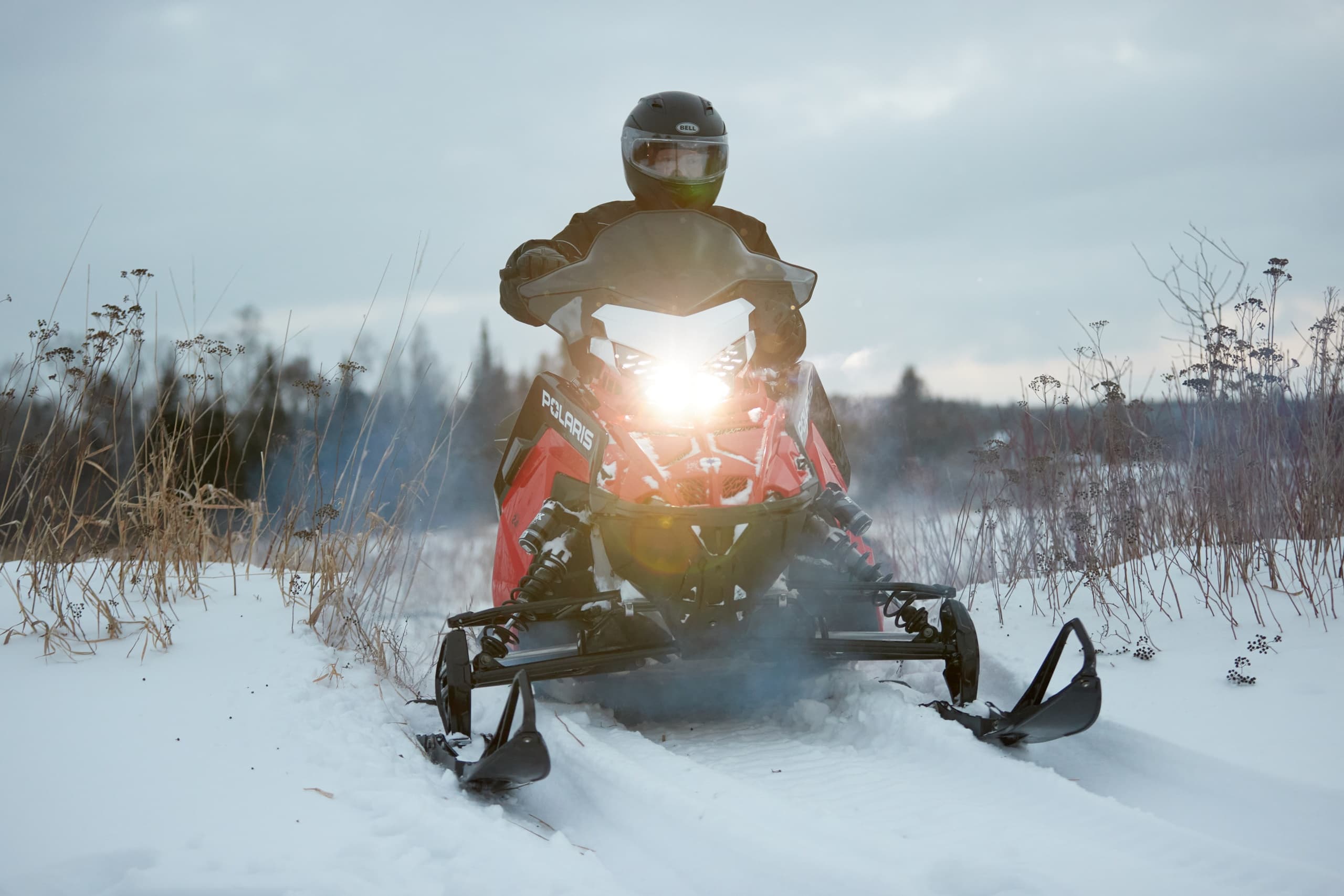 1-Seat Polaris Indy 650 Trail Snowmobiling in Mercer, WI