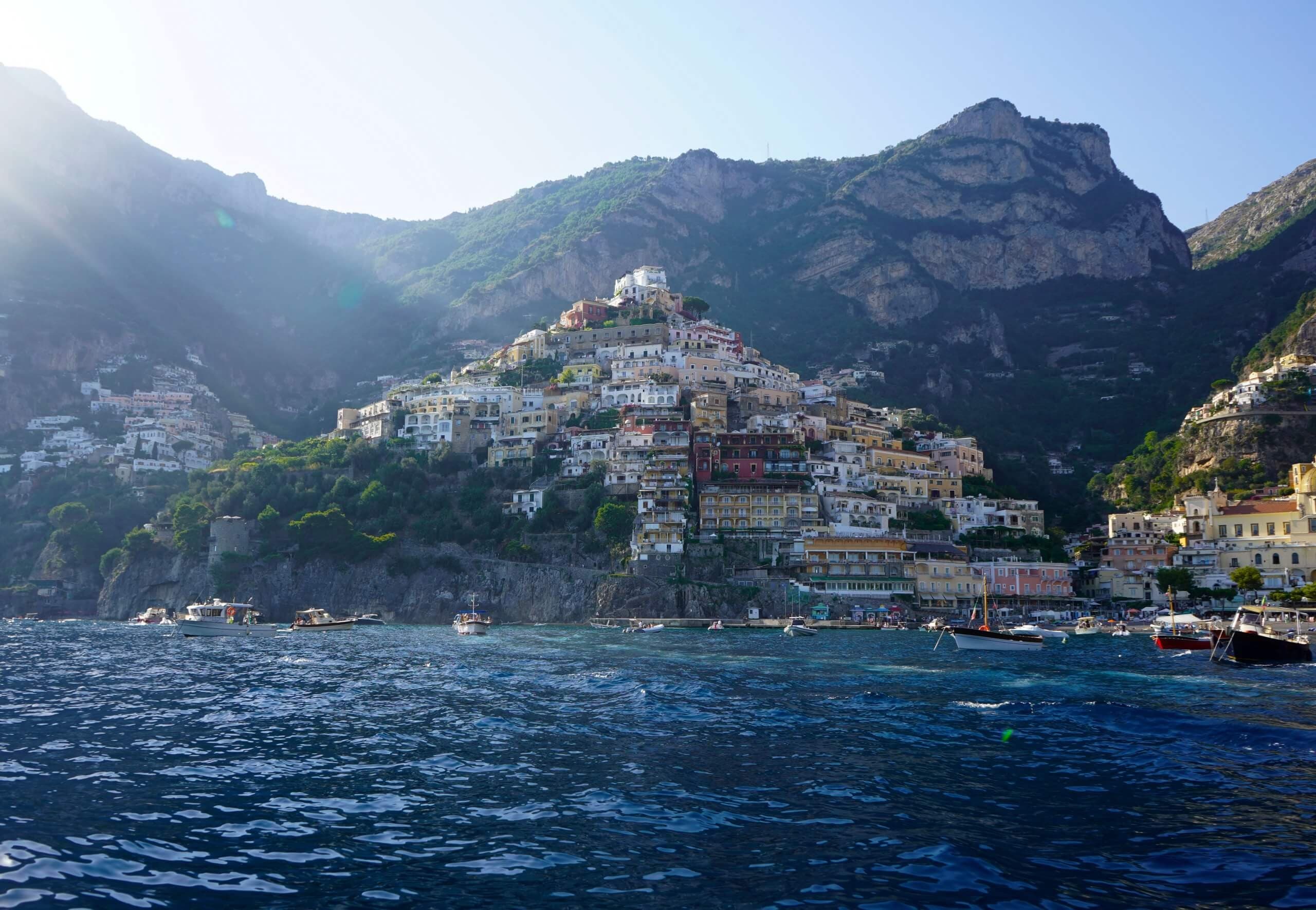 Water Activities: Capri to Positano Private Boat Tour