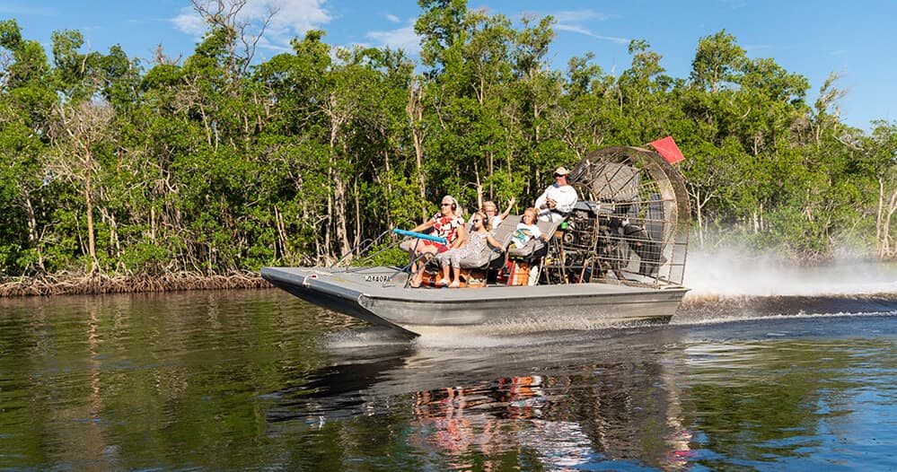 Jungle Erv's Airboat Tours fleet
