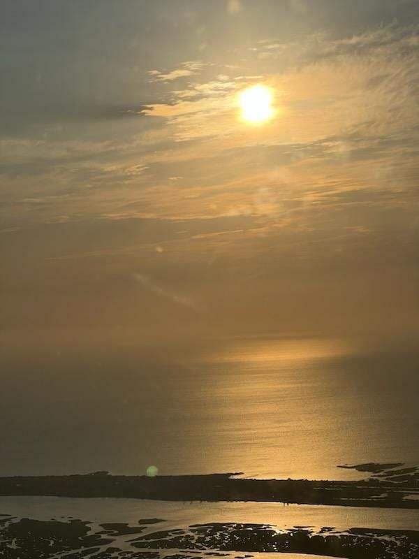 Sunset Helicopter Tour Over Crystal Beach, Texas