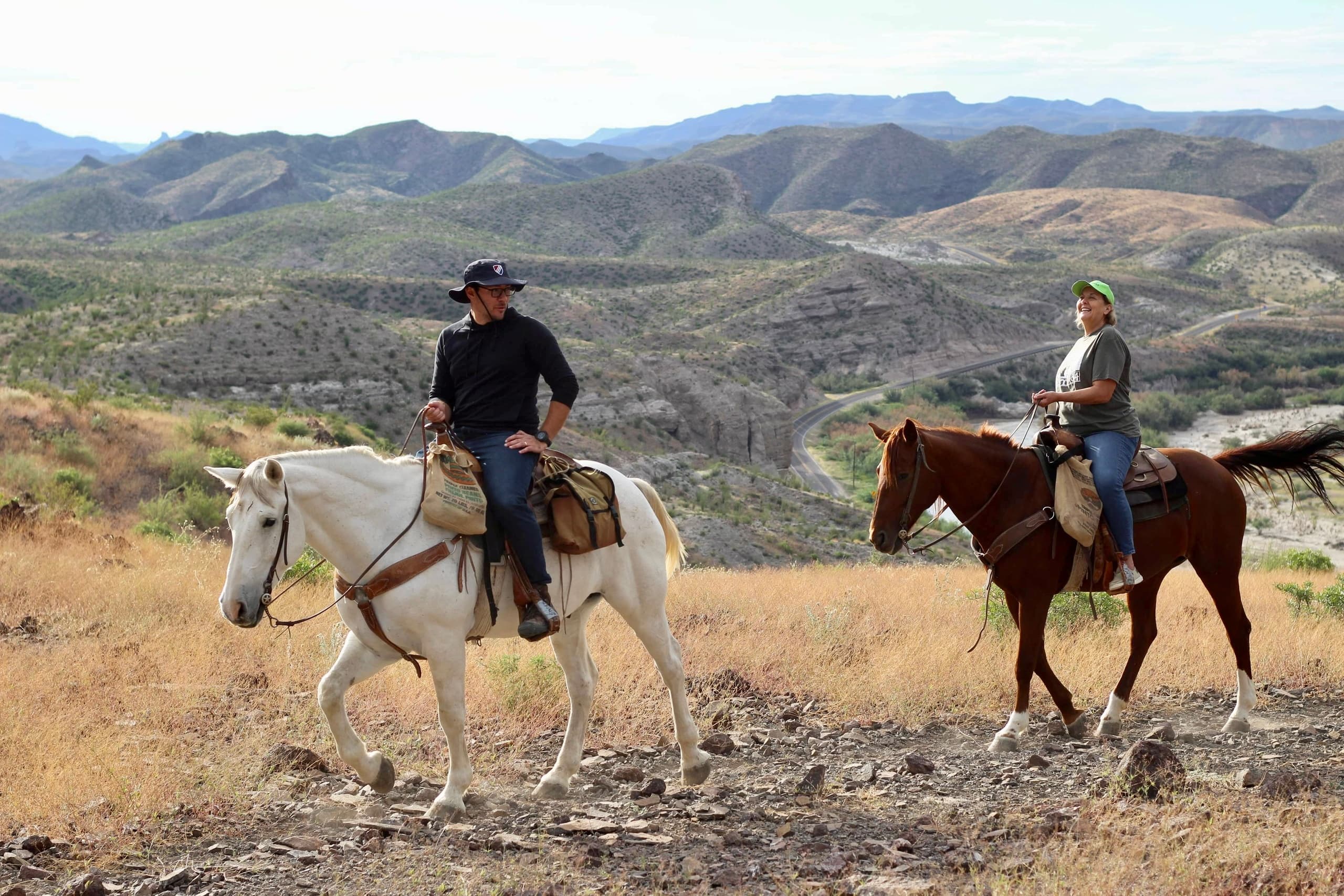 Horseback and River Paddling Adventure at Big Bend / Lajitas Stables