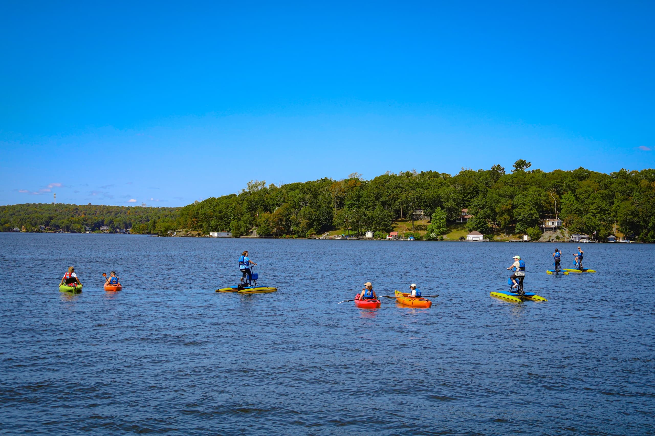 Hydrobiking and Kayaking to Main Lake Market: A Unique Brunch Adventure on Lake Hopatcong