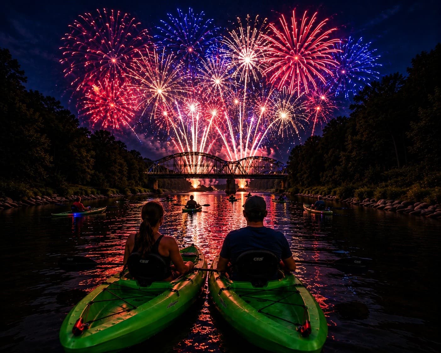 Paddle Bastrop’s Fireworks on the River: Kayak the 4th of July Big Bang Celebration
