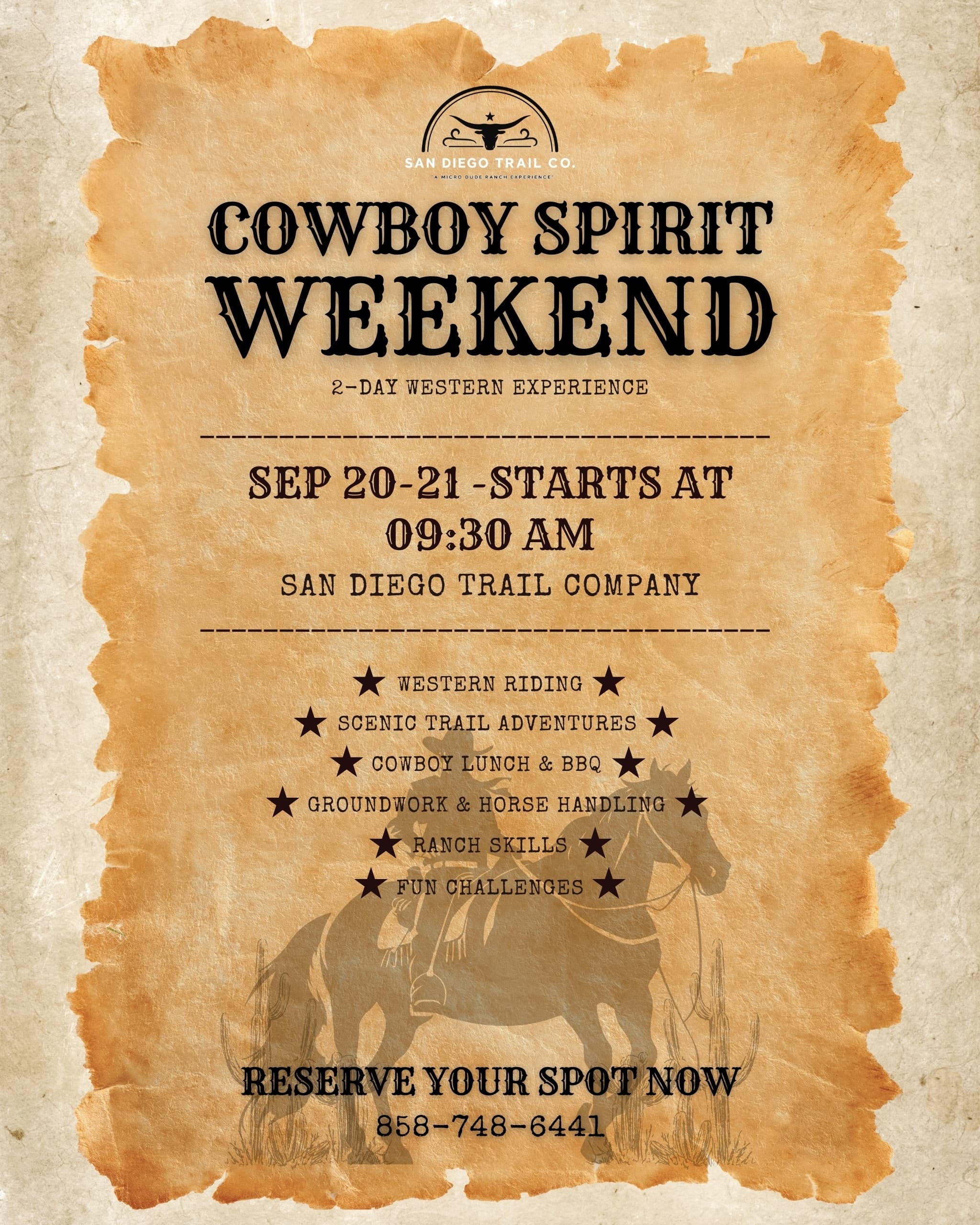 Beginner Horsemanship Weekend with San Diego Trail Company