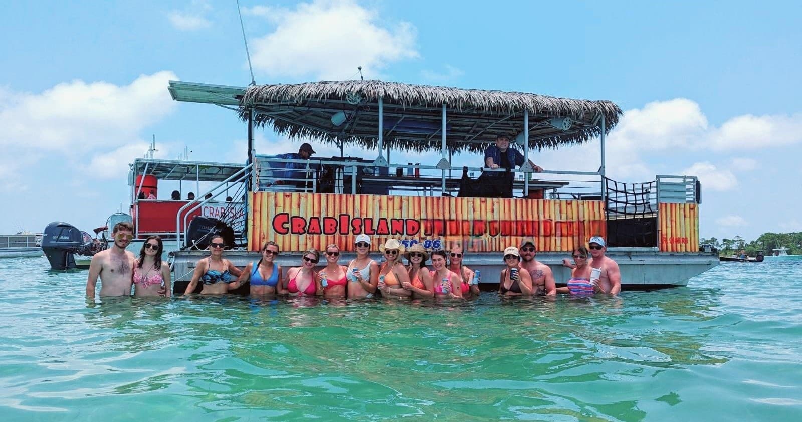 Crab Island Tiki Excursion: Destin's Emerald Waters Sandbar Cruise