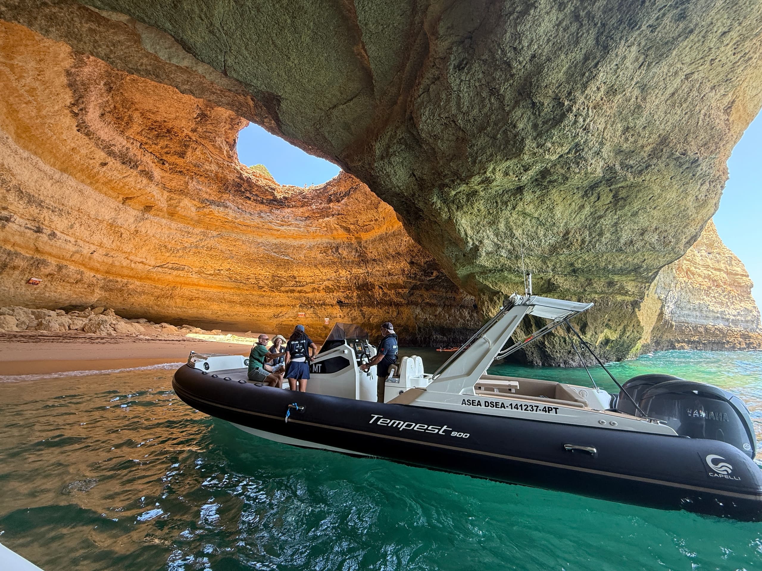 Explore the Private Benagil Cave & Hidden Coves Boat Tour from Lagos