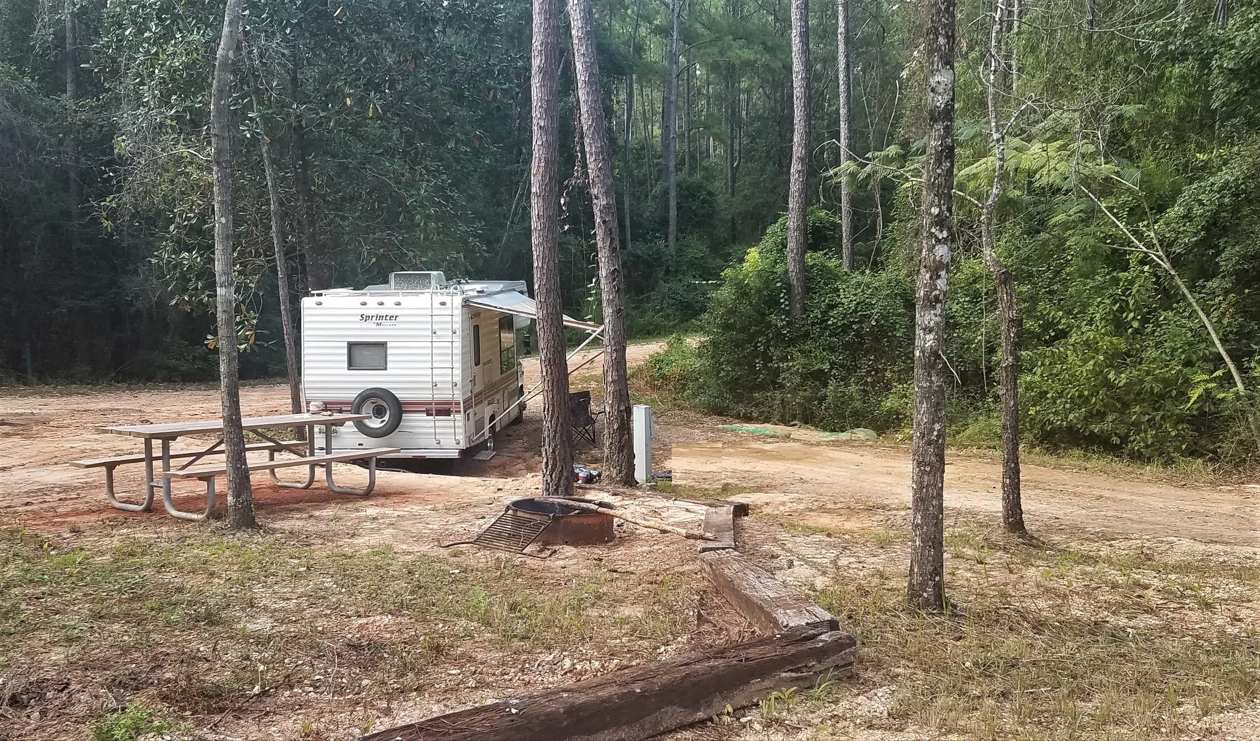 Apalachee RV Campground at Historic Blakeley State Park