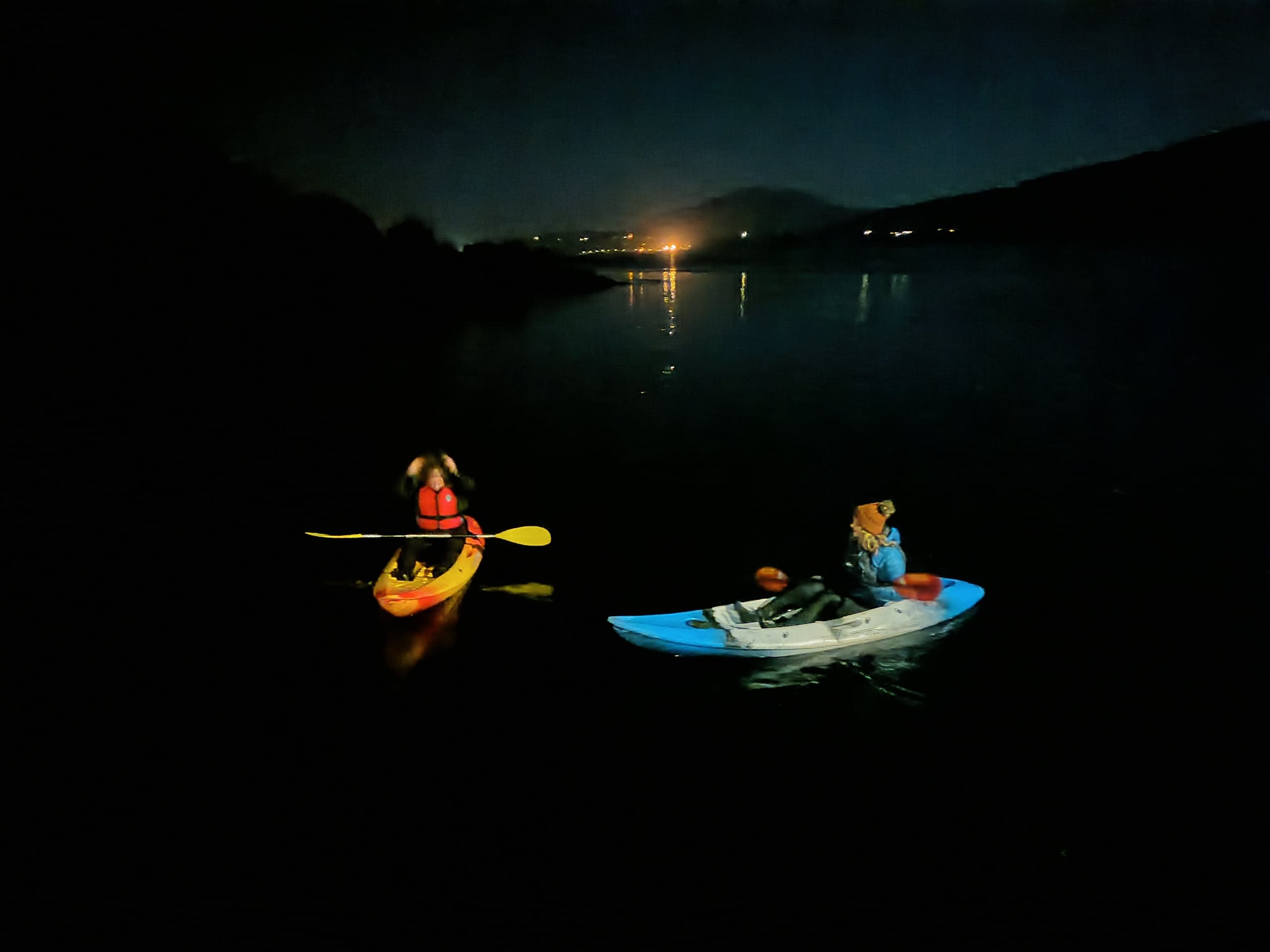 Night Kayaking with Eco Atlantic Adventures in Mulroy Bay