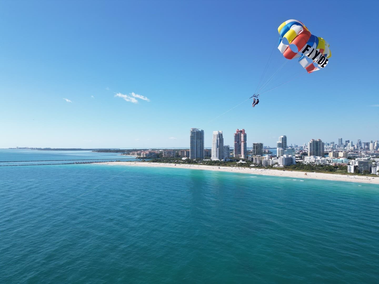 Soar Above Miami Beach: Unforgettable Parasailing Adventure Over Turquoise Waters