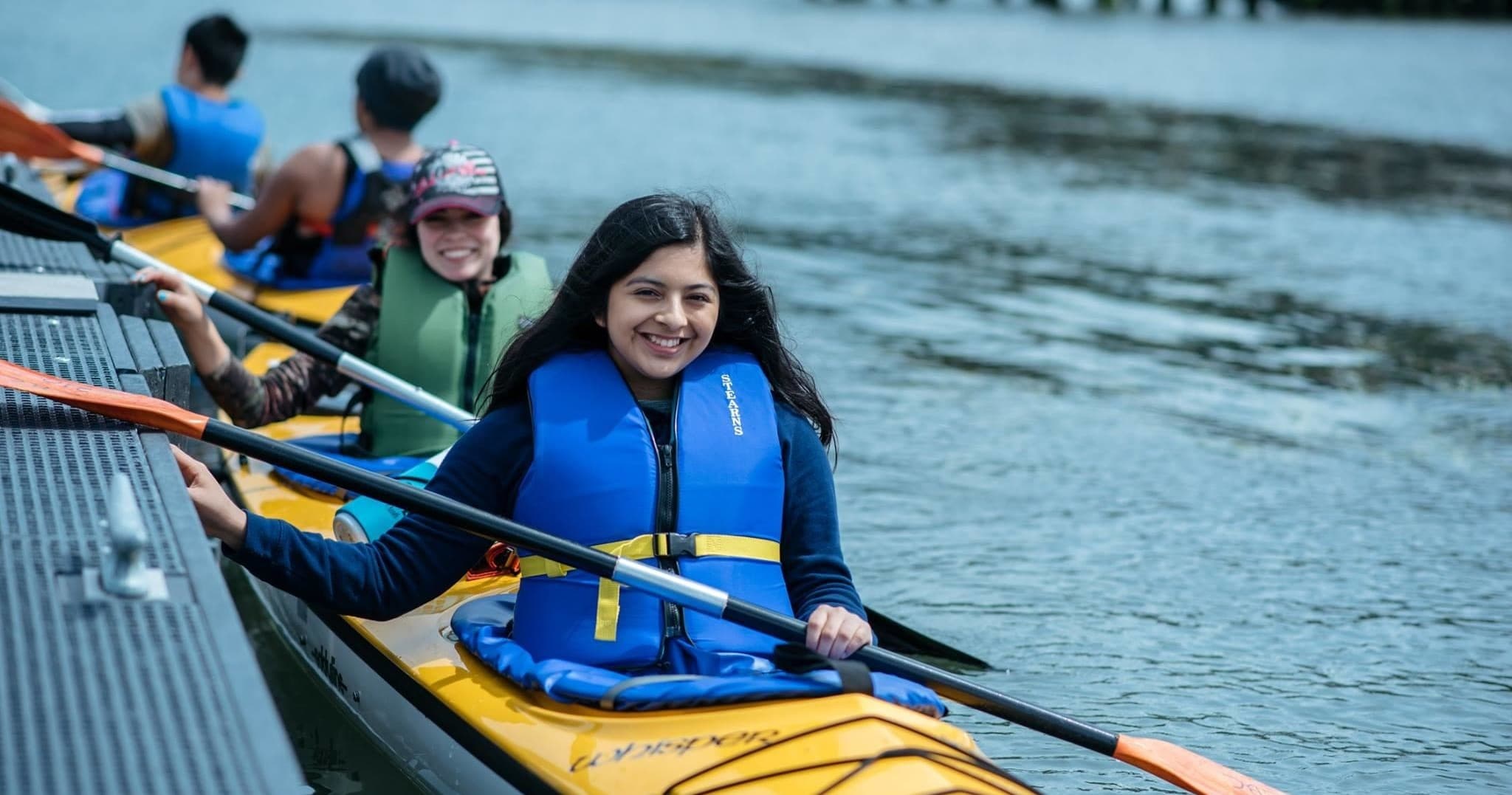 Tandem Sit Inside Kayak Rental at Community Boating Center in Bellingham