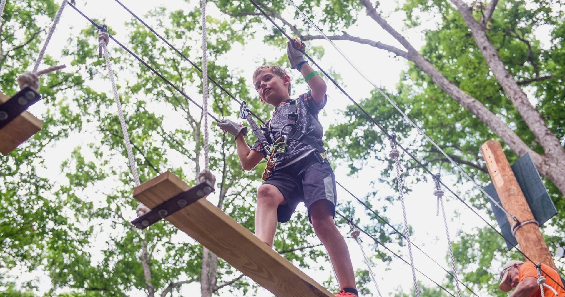 Treetop Adventure at Levi Jackson State Park in Kentucky