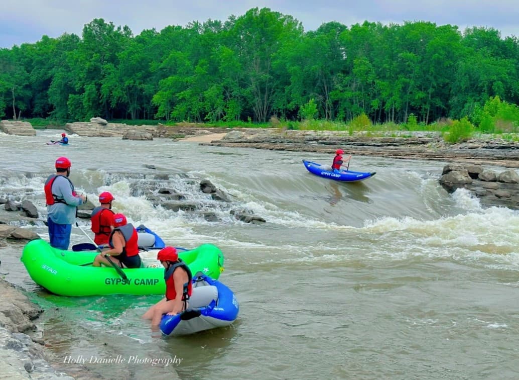 Whitewater Rafting with Gypsy Camp and Canoe in Siloam Springs