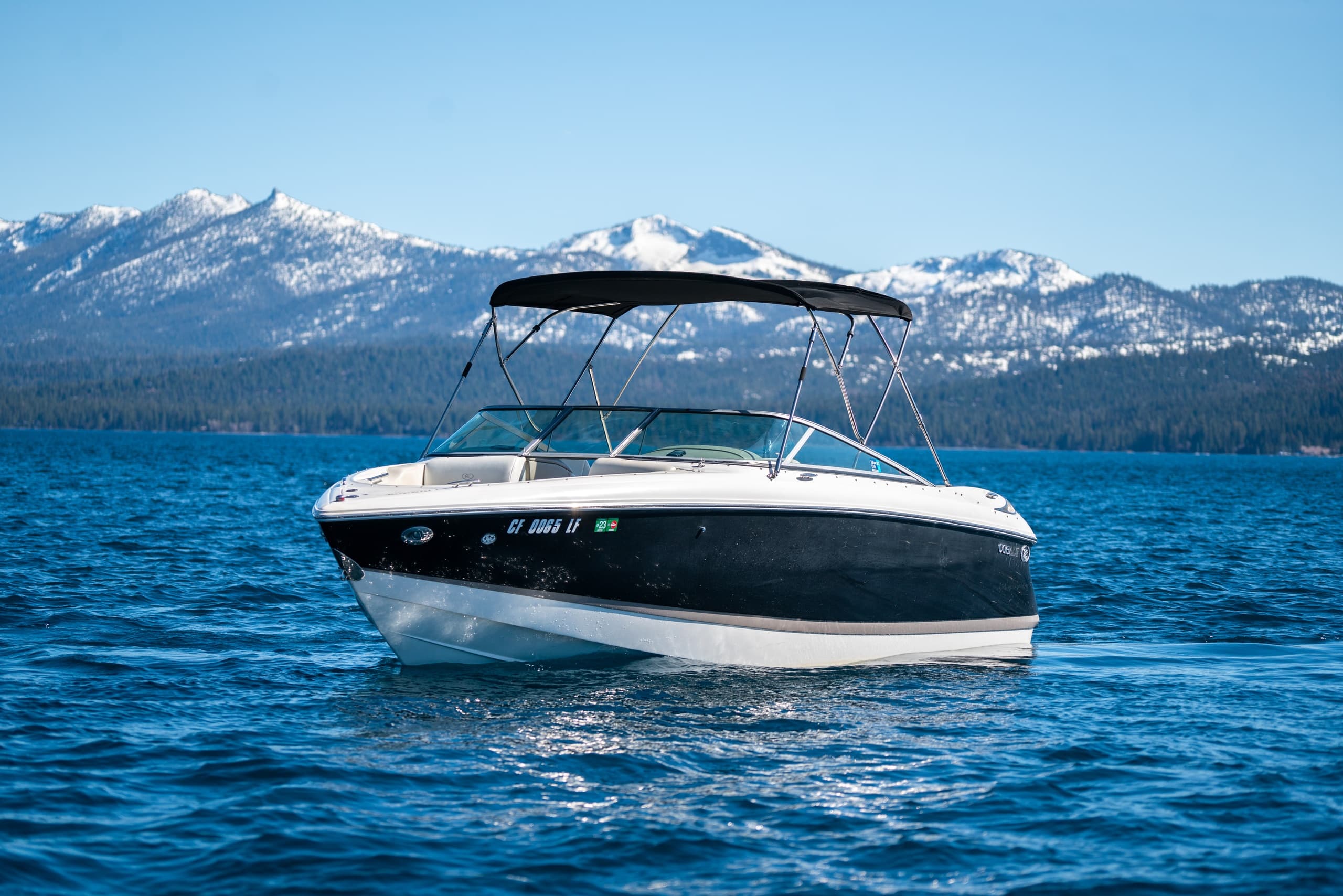 Private 27' Cobalt Boat Rental on Lake Tahoe in Tahoe City