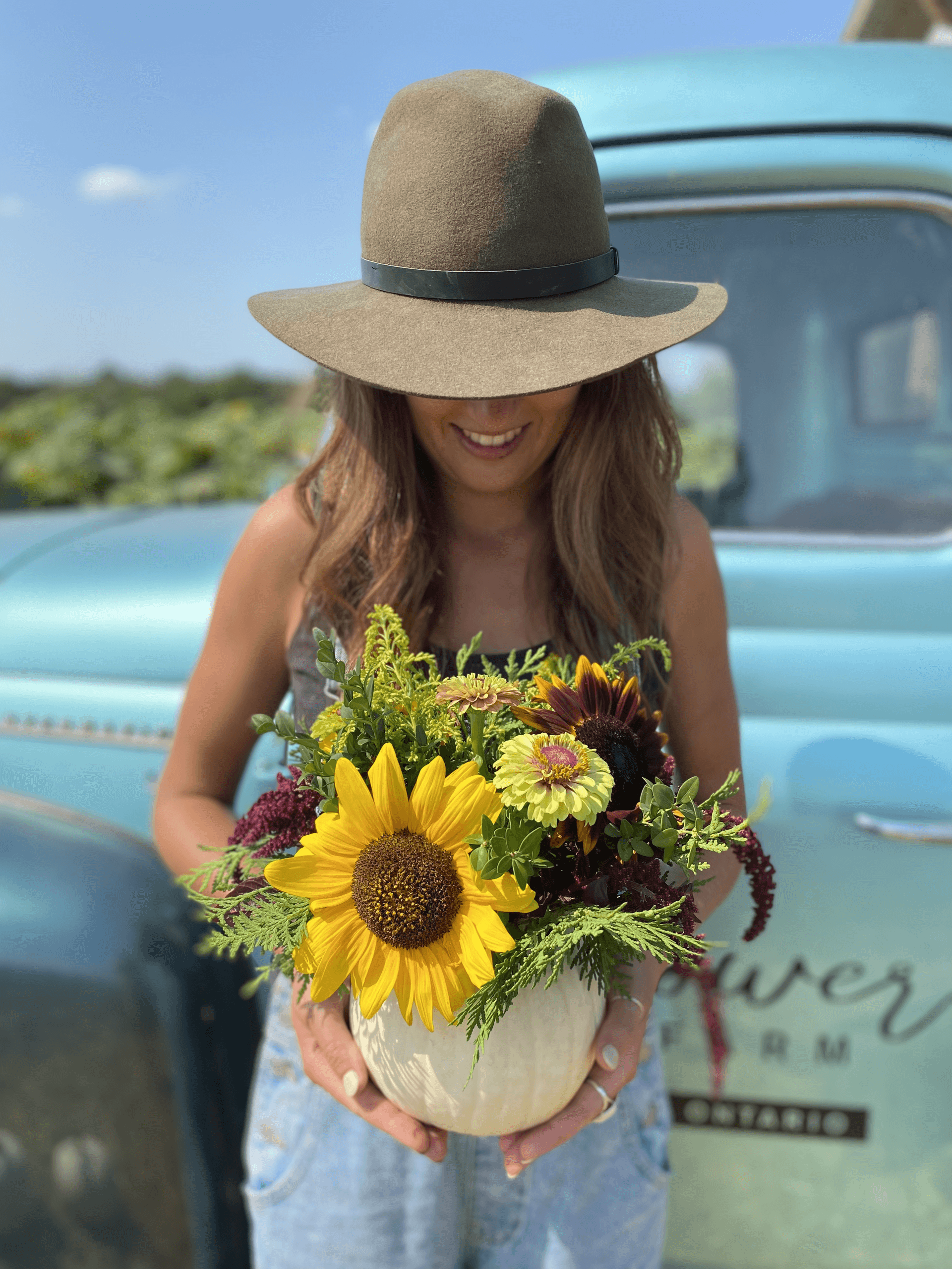 Fall Floral Workshop at The Sunflower Farm in Beaverton