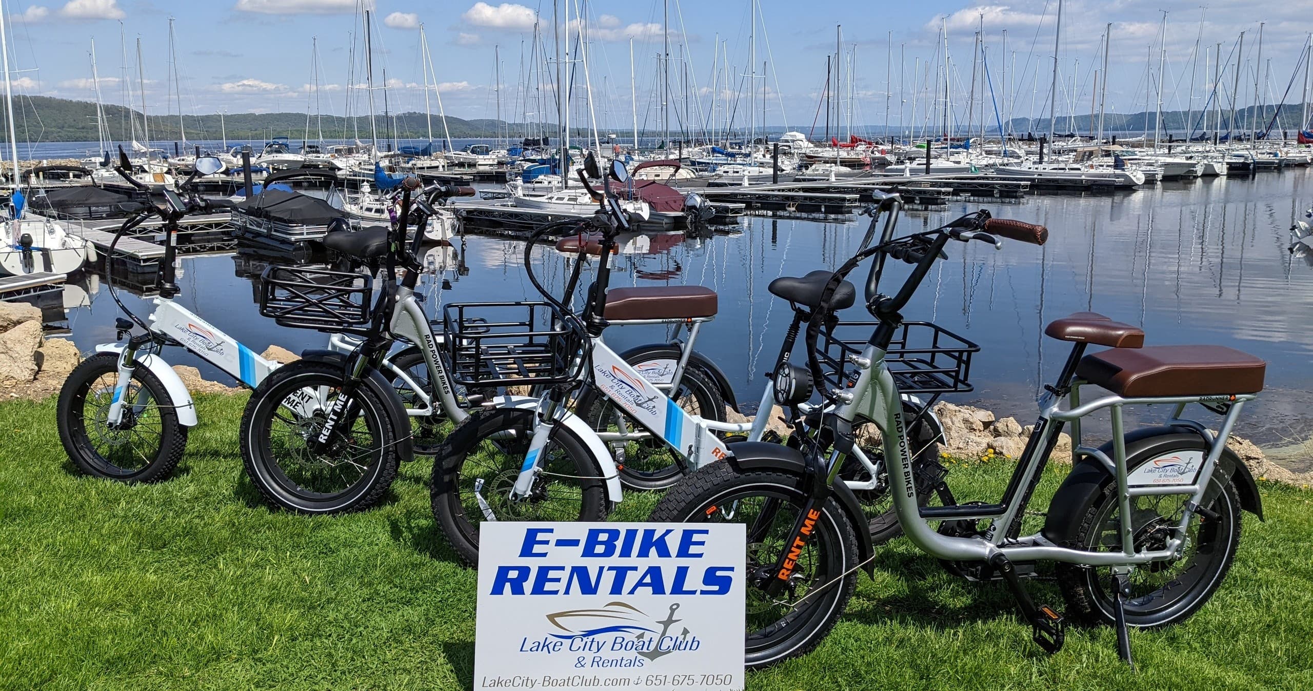 Explore Lake City on Electric Bikes with Lake City Boat Club