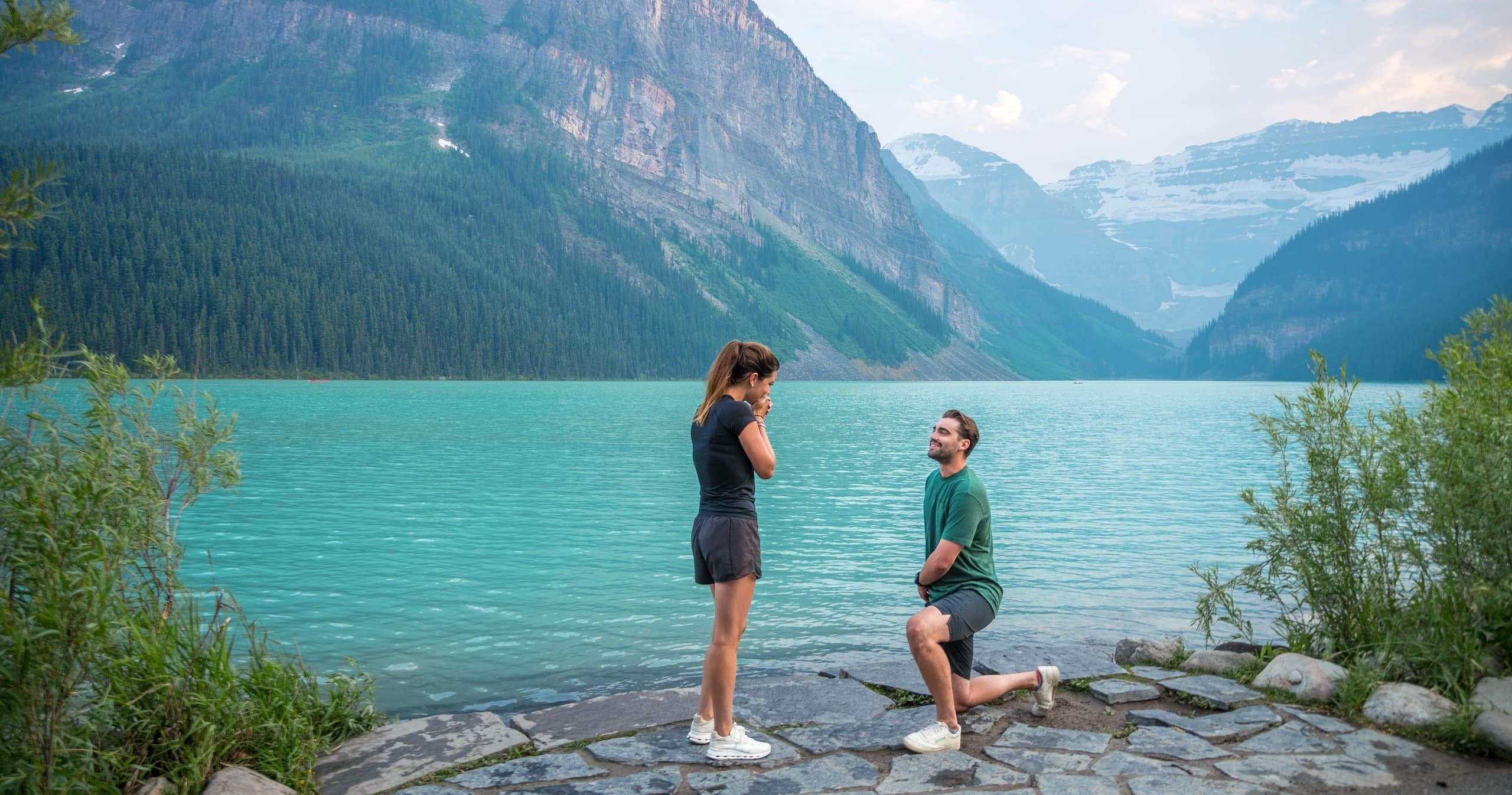 Canmore Private Sunrise Elopement with Via Via Shuttle Service