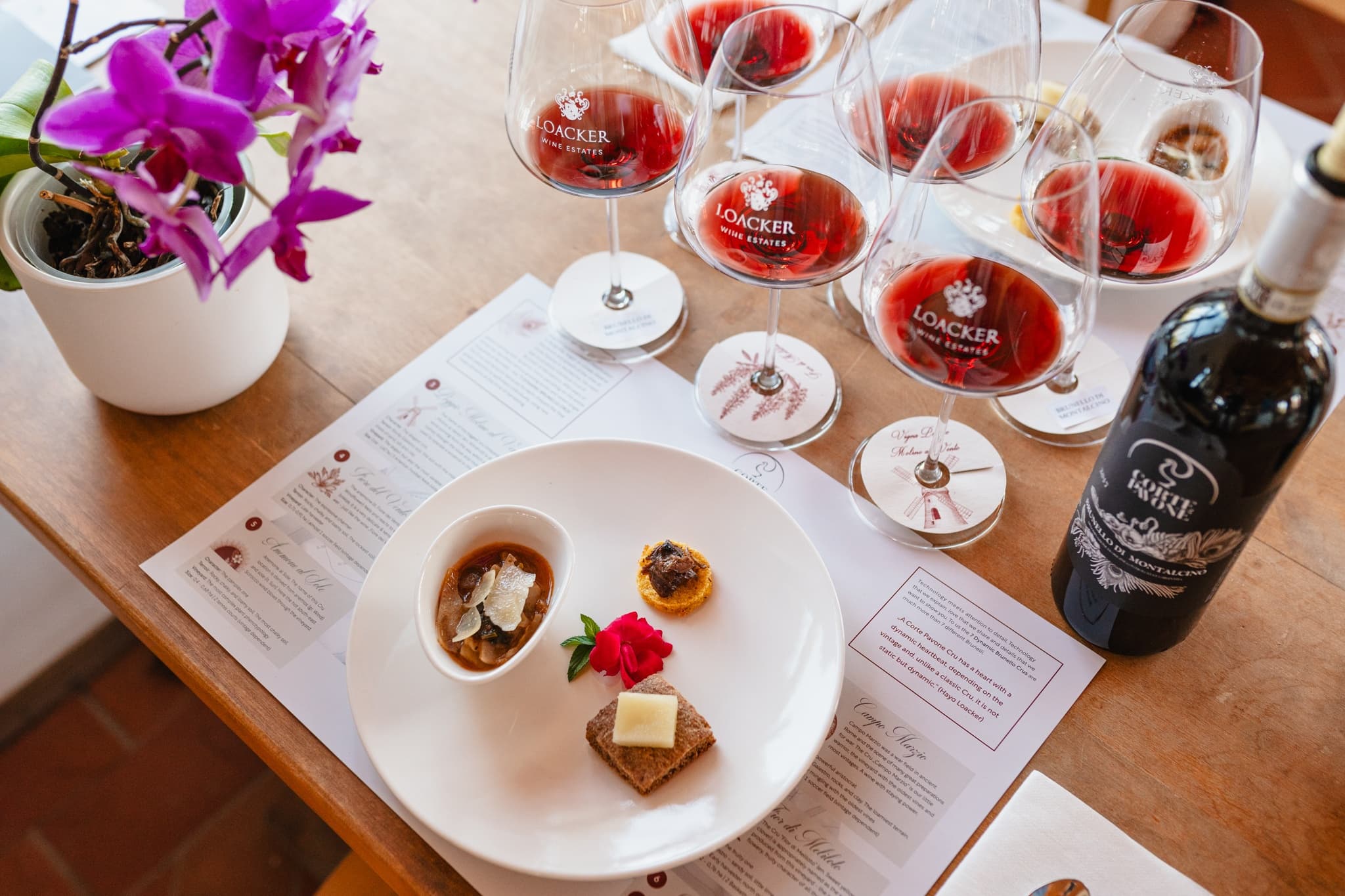 Brunello Vertical Tasting at Loacker Wine Estates, Montalcino