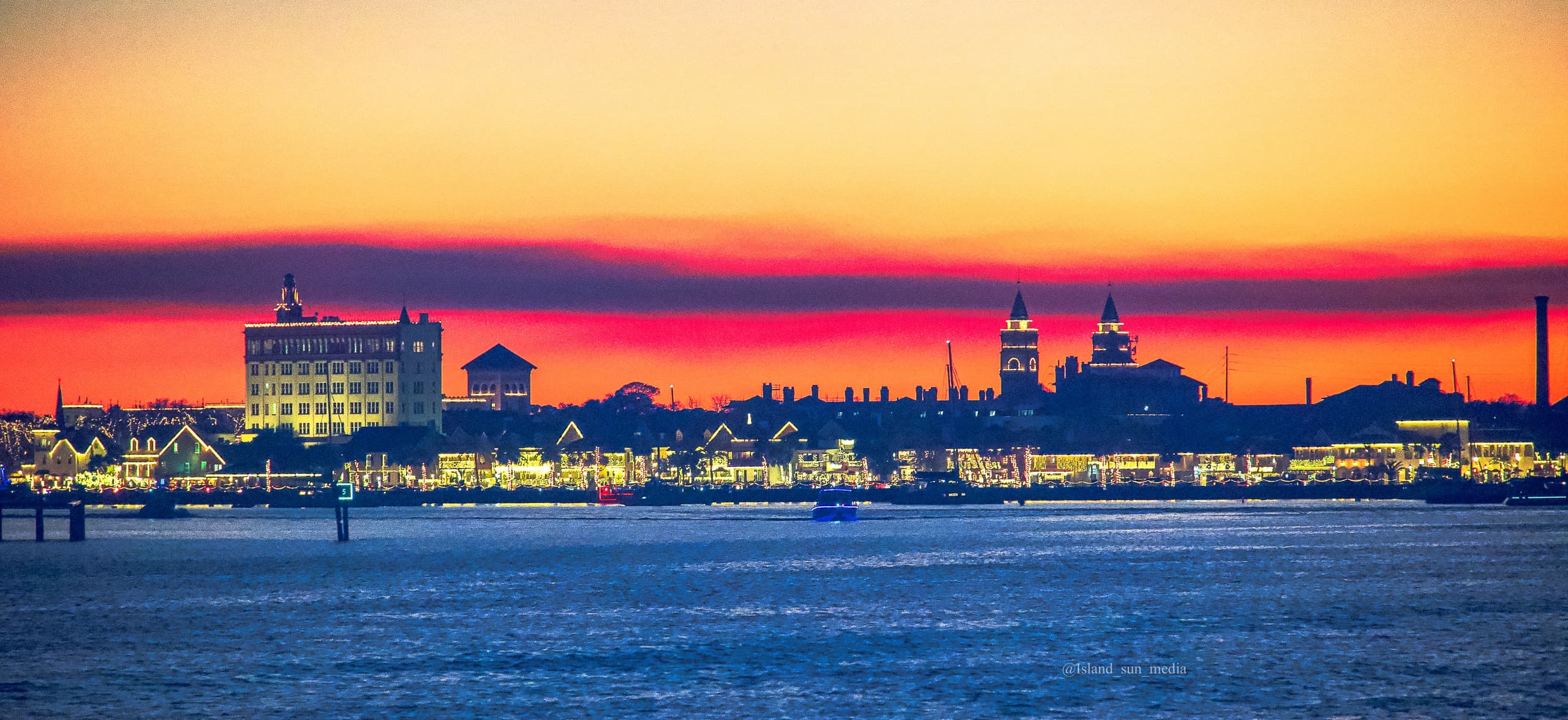 Experience the Magic of St. Augustine’s Sunset Nights of Lights Cruise aboard the Osprey