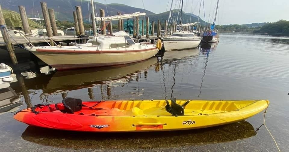 Kayaking at Nichol End Marine on Derwentwater