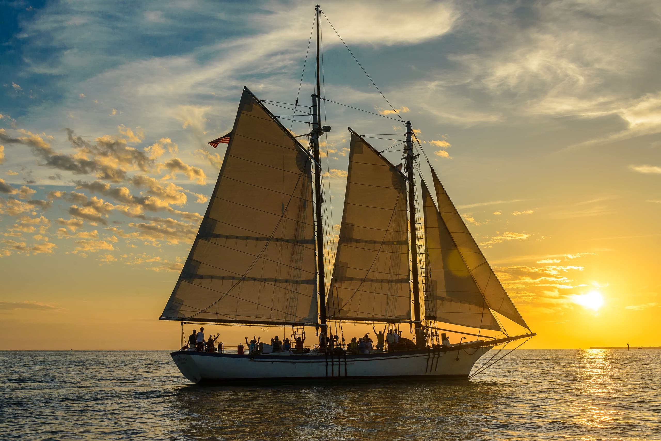 Windjammer Champagne Sunset Sail in Key West, Florida