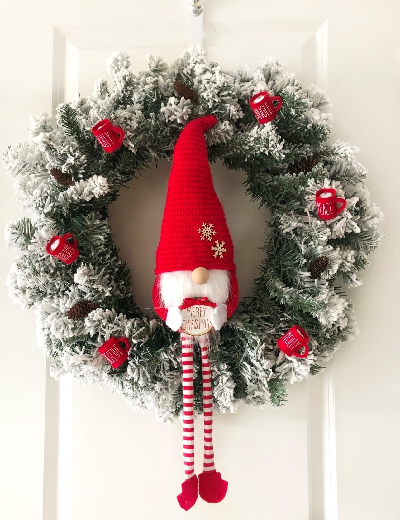 Winter Crafts at Gnome Wreath Workshop by Pretty and Sweet Co
