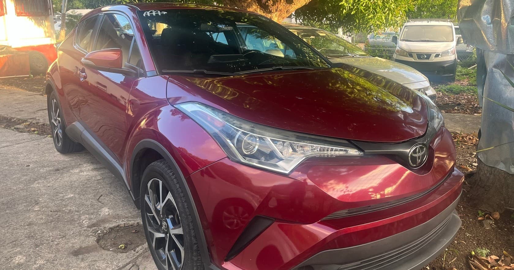Red Toyota CHR Rental in St. Thomas, U.S. Virgin Islands