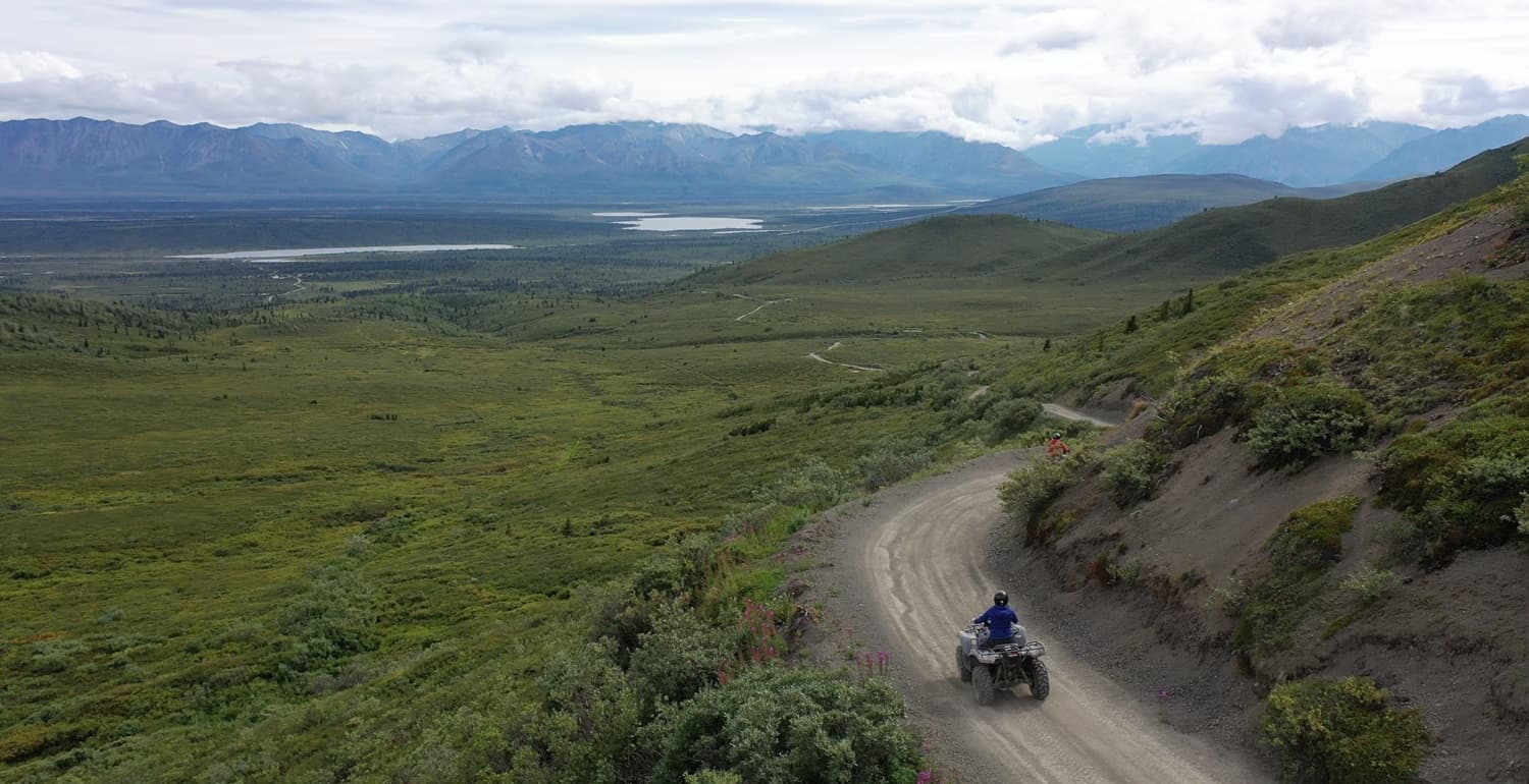 ATV Adventure at Gunsight Mountain with Alaska Mountain Tours