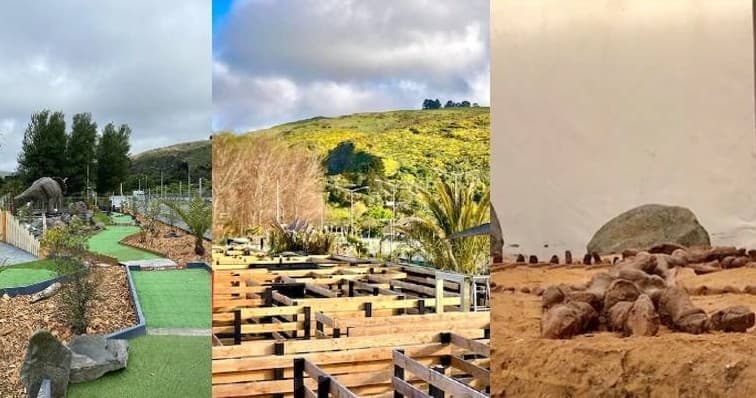 Christchurch dinosaur mini-golf, maze & hands-on Dino Dig — The Big 3 Family Pass