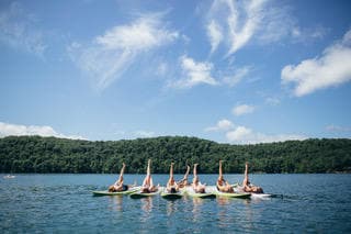 Friday Night Sunset Paddle in Eureka Springs: A Serene Evening on the Water