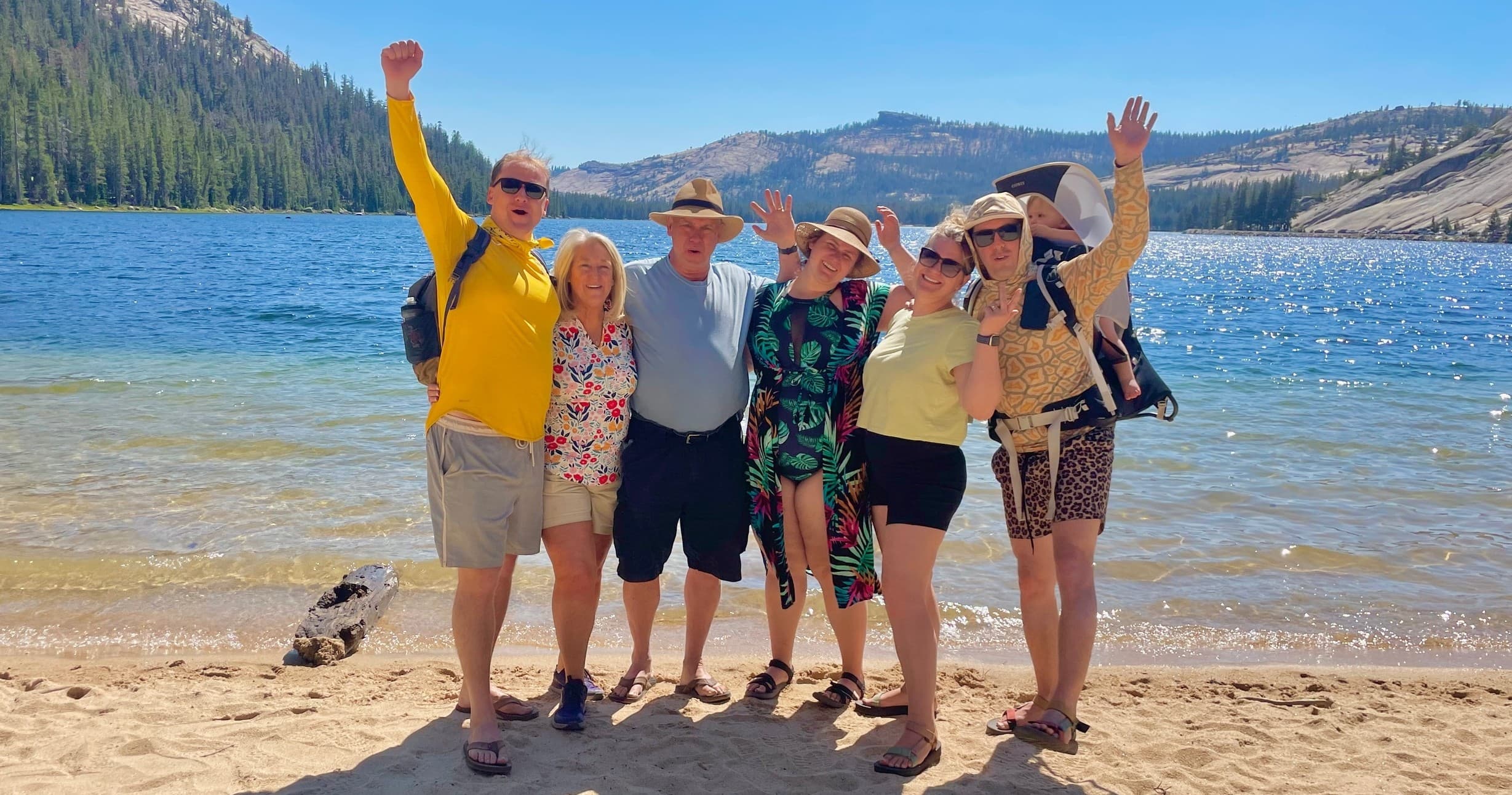 Enjoy a Relaxing Family Beach Day at Tenaya Lake in Yosemite National Park