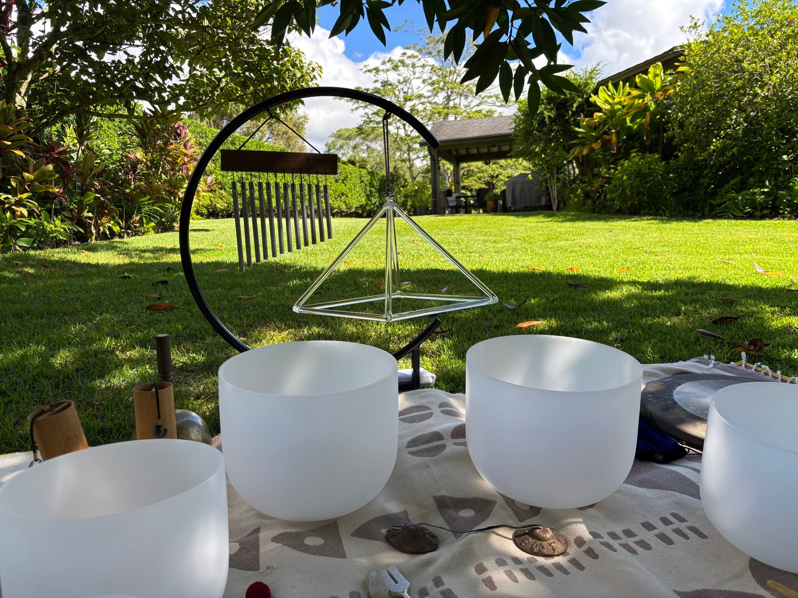 Forest + Sound Bathing at Kahaluʻu Gallery and Gardens — Kaneohe Healing Walk