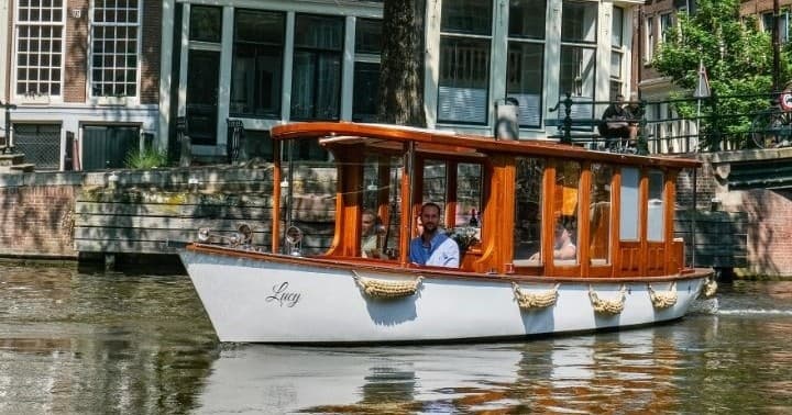 Amsterdam Canal Cruise Aboard Lucy with Pure Boats