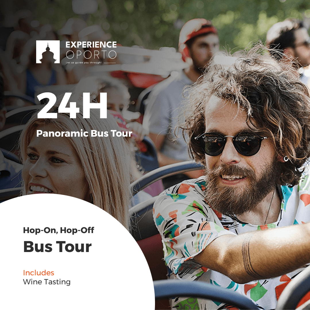 Hop-On Hop-Off Bus Tour & Wine Tasting in Porto