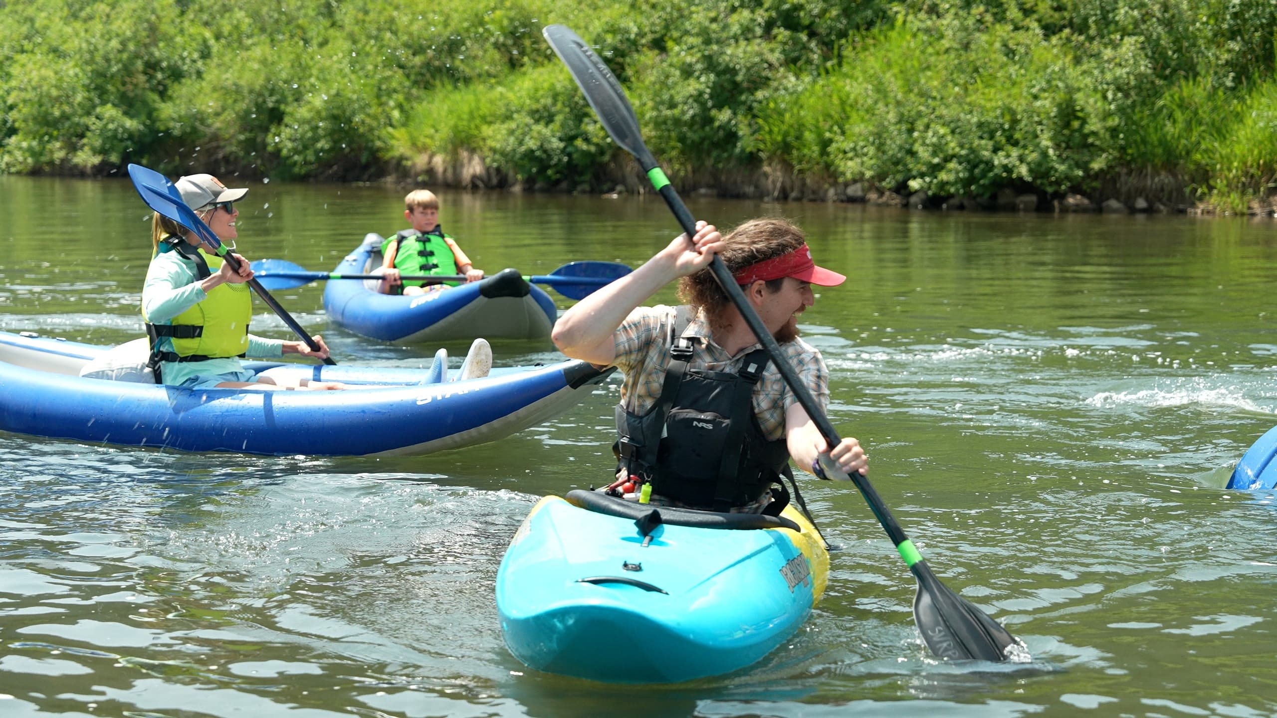 Water Activities with Star Valley Raft and Paddle