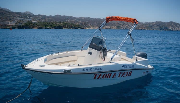 Skip the Captain: Rent the Compass 150cc in Agia Pelagia, Crete