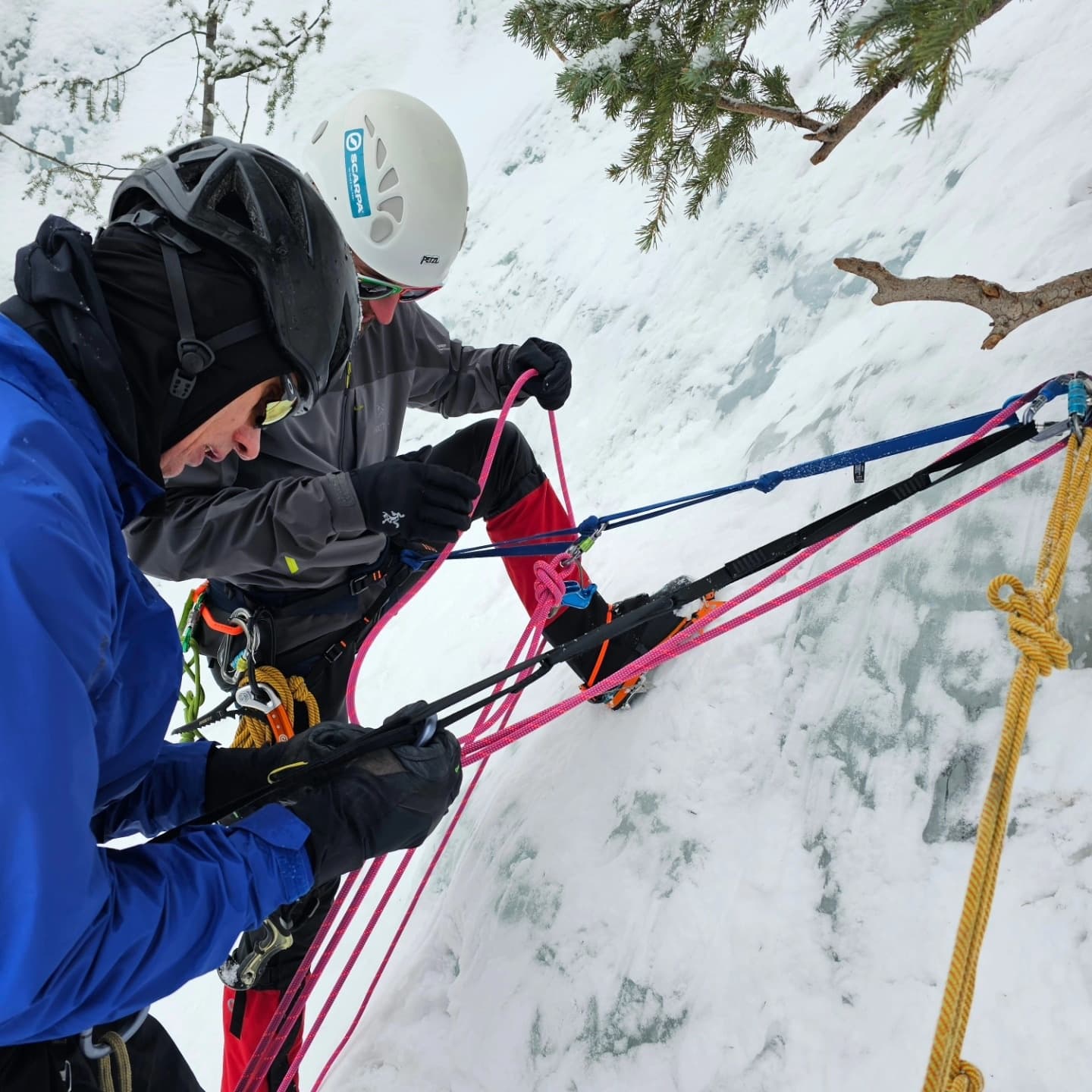 Ice Festival Multipitch Clinic: Advance Your Ice Climbing Skills at Pumphouse Wall