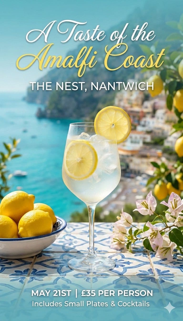 Sip Amalfi Coast Cocktails in Combermere: Italian Grazing Experience