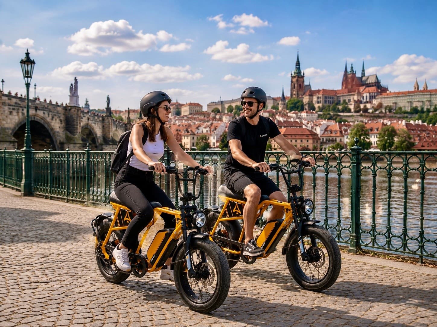 Chopper eBike Prague: Ride Through Prague Castle and Vltava Viewpoints