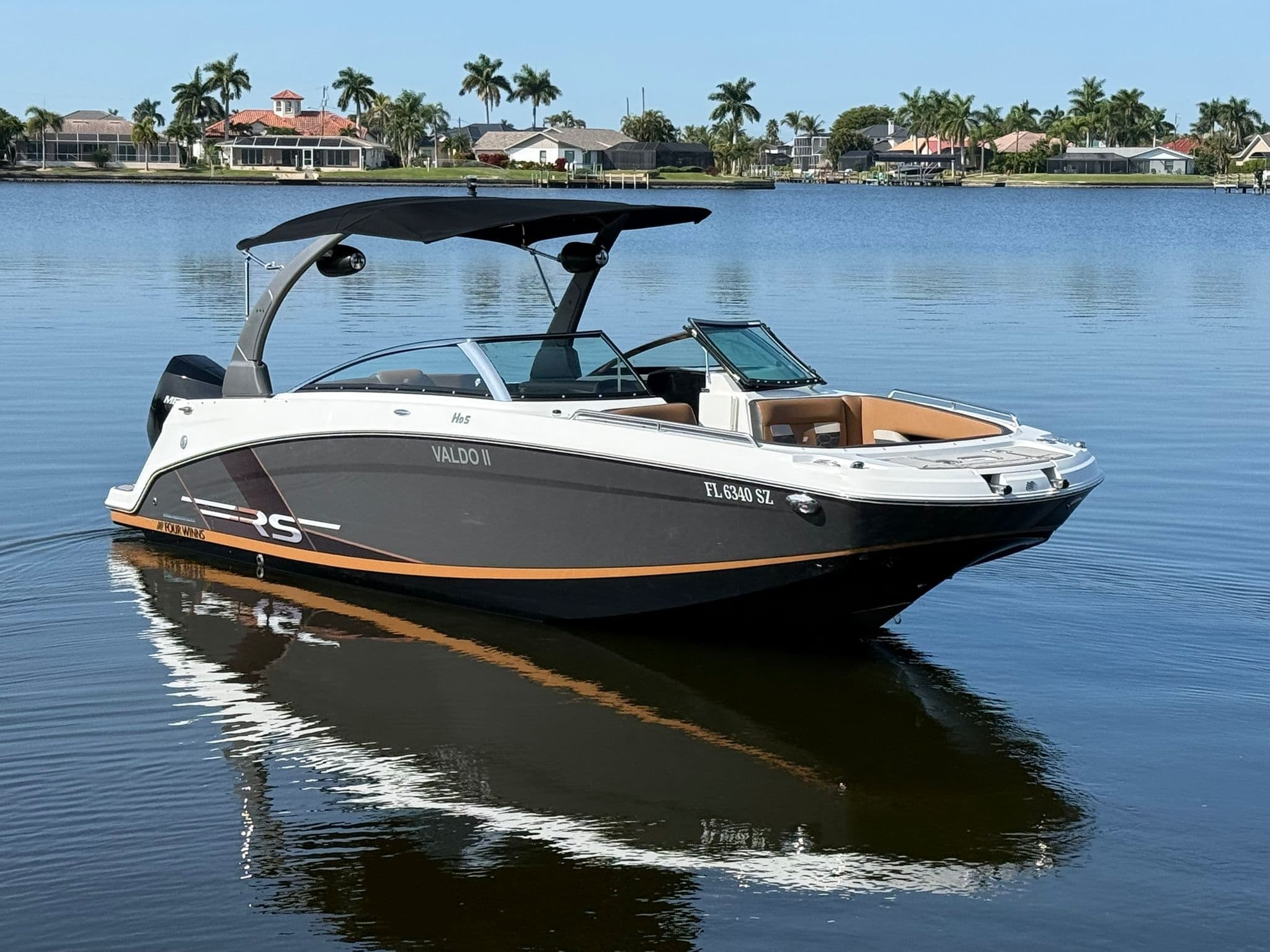Cape Coral Dayboat Rental: FourWinns HD5 RS OB 250HP Delivery Boat