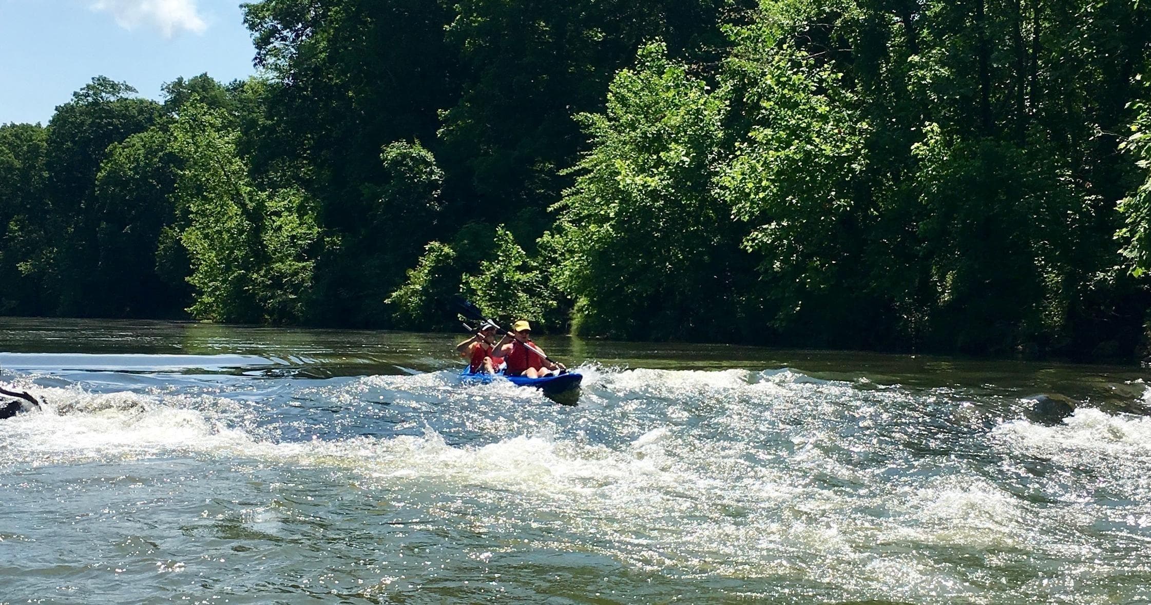 Paddling Adventure on South Fork River near Charlottesville