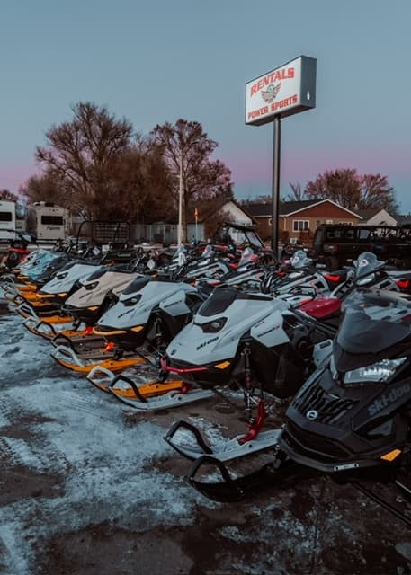 Full Day Snowmobiling with Arnies Rentals in Williston, ND