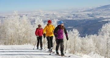 Cross Country Skiing in Uinta Mountains, Park City, Utah
